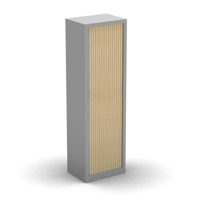 Tablette penderie - 60 x 198 cm - htre clair - aluminium