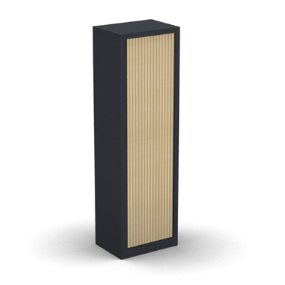 Tablette penderie - 60 x 198 cm - htre clair - anthracite
