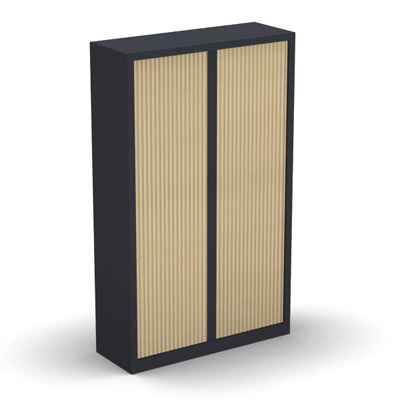 Penderie - 120 x 198 cm - htre clair - anthracite