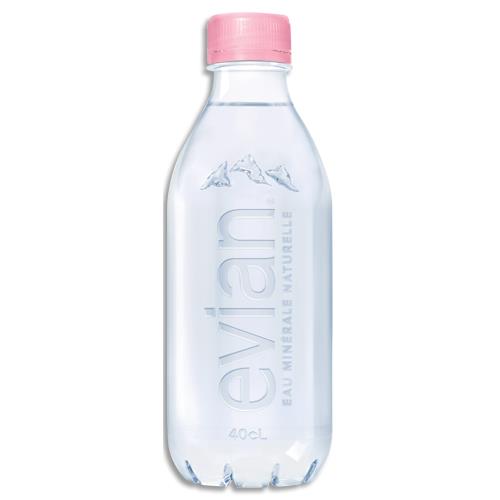 Bouteille plastique d'eau minrale Evian - 40 cl