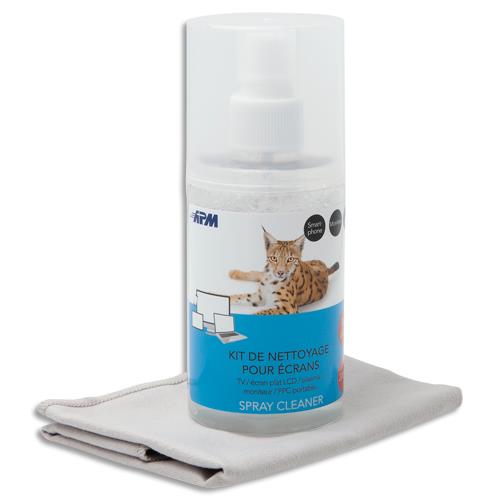 Nettoyant Écran 500ml - Spray Multi-Surface TV, PC, Smartphone - Certifié Ecocert - Made In France