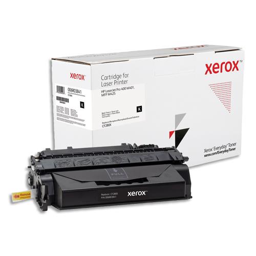 Cartouches de toner - Toner noir everyday de xerox compatible avec hp 80x (cf280x), grande capacit