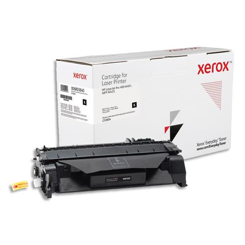 Cartouches de toner - Toner noir everyday de xerox compatible avec hp 80a (cf280a), capacit standard