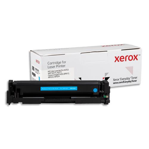 Cartouches de toner - Toner cyan everyday de xerox compatible avec hp 201x (cf401x), grande capacit