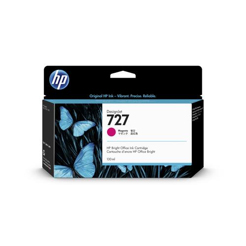 Hp 727 cartouche d'encre designjet magenta, 130 ml