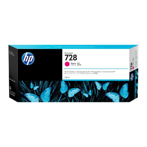 Hp 728 designjet cartouche d'encre magenta, 300 ml