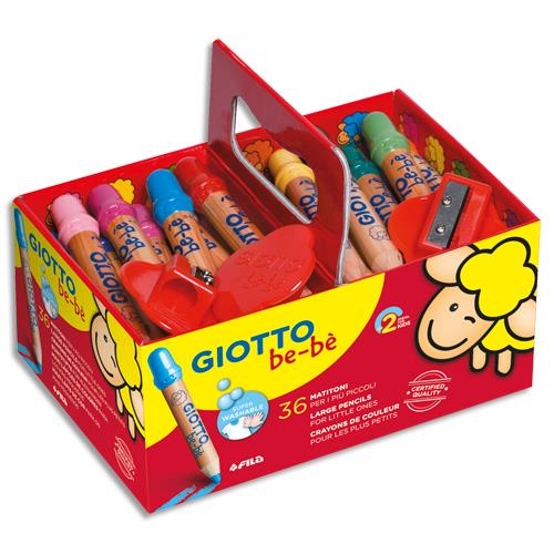 Crayons de coloriage + 3 tailles crayons - pack de 38 coloris assortis