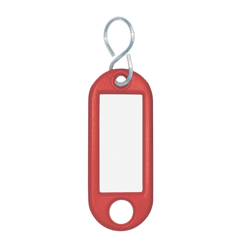 WEDO Porte-cls avec crochet en S, petit paquet, rouge