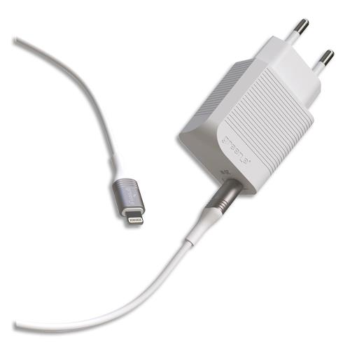 Kit GREEN-E d'un chargeur secteur USB Type C + 1 cble Lightning C94