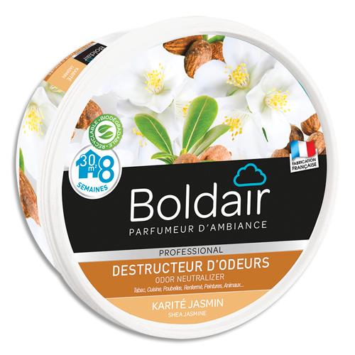 Gel destructeur d'odeurs Boldair parfum karit Mono - pot 300g