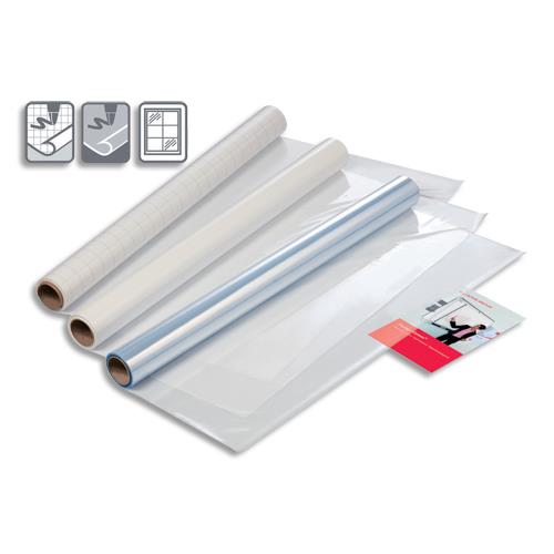 Rouleau de film lectrostatique Nobo, de 25 feuilles blanches unies dtachables, 60x80 cm, 1905156