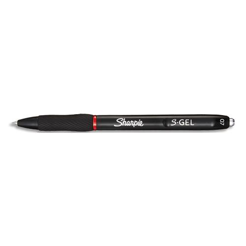 Roller Sharpie S.GEL encre gel pointe moyenne 0,7mm - Coloris rouge