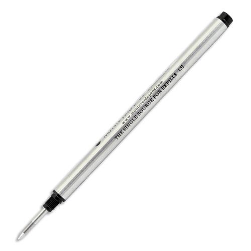 Blister de 2 recharges rollers Sign MONTEVERDE compatible Cross pointe Fine - Coloris noir