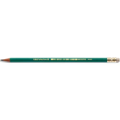 Crayon Bic Evolution ecolutions 655 - tte gomme - mine HB