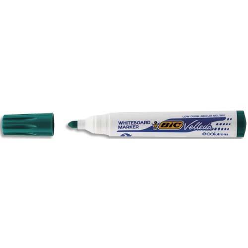 Marqueur effaable  sec Velleda 1701 - pour tableaux blancs - pointe ogive - encre  base d'alcool verte