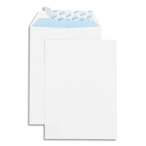 Bote de 500 pochettes GPV - auto-adhsives - velin blanc - 90g - format 176x250 - B5