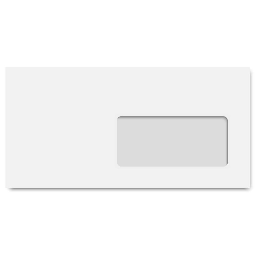 Boîte 500 Enveloppes TECNO PRESTIGE DL 110x220 Mm – Extra Blanc 80g, Bande Protection, Qualité Premium