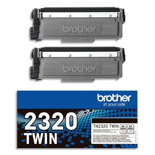 Cartouches de toner - Brother tn-2320twin cartouche de toner 1 pice(s) original noir