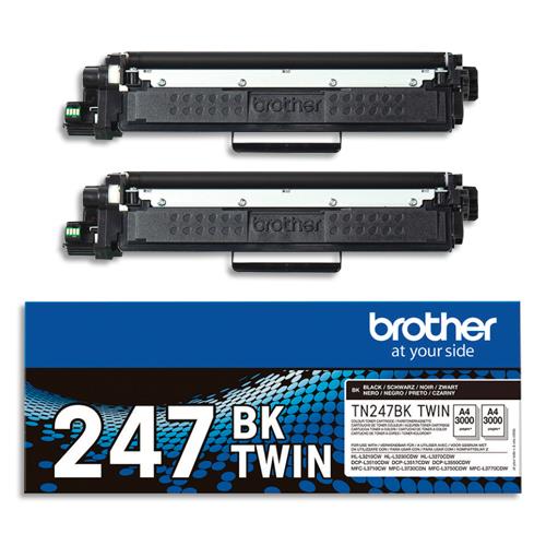 Cartouches de toner - Brother tn-247bktwin cartouche de toner 2 pice(s) original noir