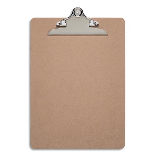 Porte-bloc simple Maul - A4 - en isorel - avec pince mtal