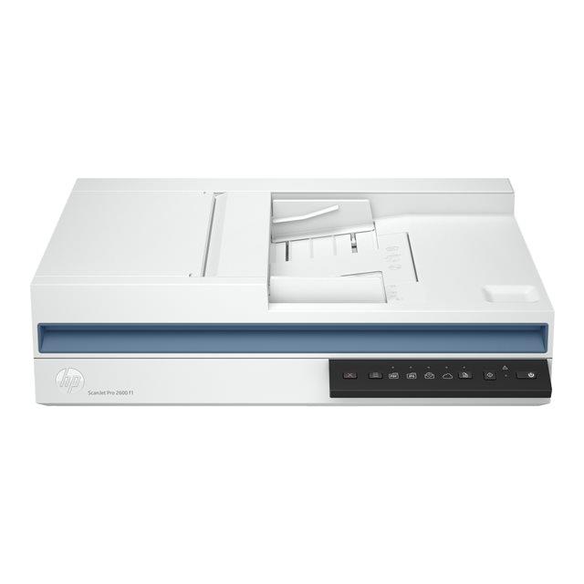 Hp scanjet pro 2600 f1 scanner  plat et chargeur automatique 600 x 600 dpi a4 blanc