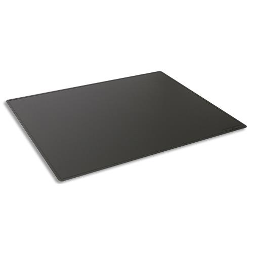 Sous-main Durable - en polypropylne - Bords arrondis - Surface antidrapante - Dim (lxp) : 53 x 40 cm - Noir