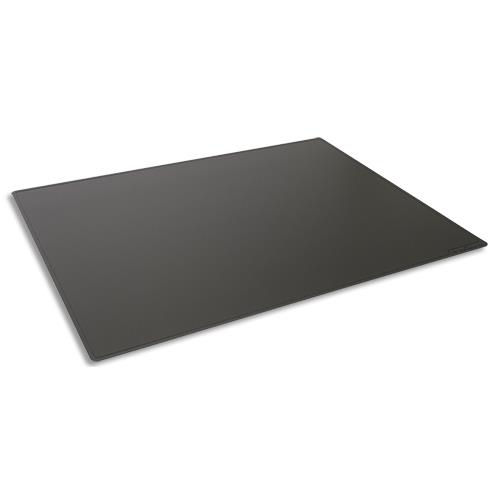 Sous-main Durable - en polypropylne - Bords arrondis - Surface antidrapante - Dim (lxp) : 65 x 50 cm - Noir