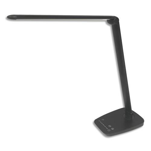 Lampe bureau LED Unilux Twistled noire Rglage intensit lumineuse et t de couleur 2700K  6000K 50 000h