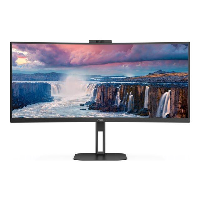 Aoc v5 cu34v5cw �cran plat de pc 86,4 cm (34") 3440 x 1440 pixels wide quad hd led noir