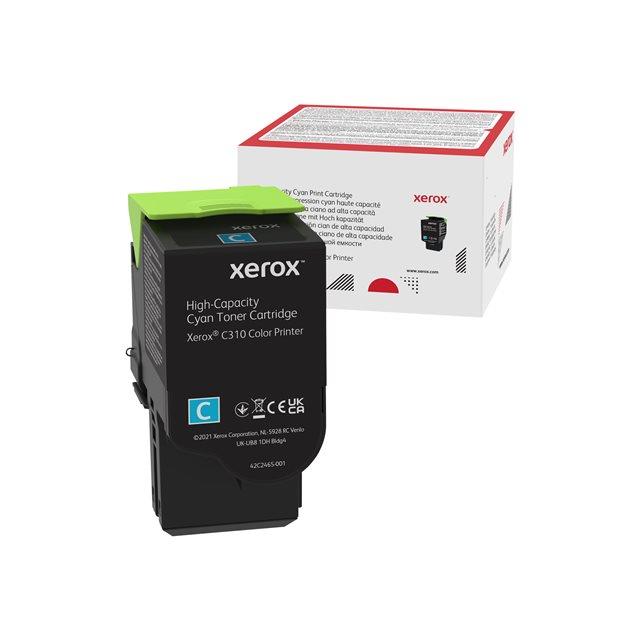 Cartouches de toner - Xerox cartouche de toner cyan de grande capacit imprimante couleur  c310?/?multifonctions  c315 (5500 pages) - 006r04365