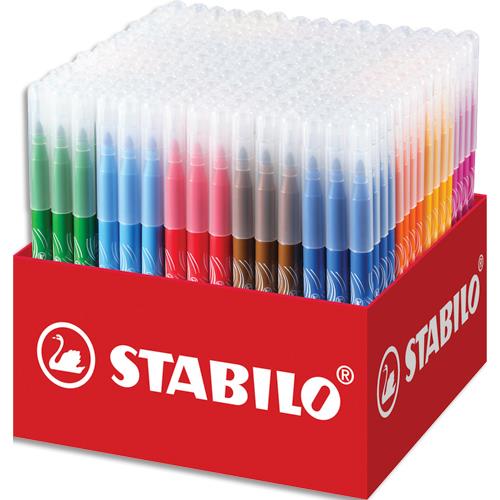 Schoolpack de 240 feutres Stabilo Power de coloriage - Coloris assortis