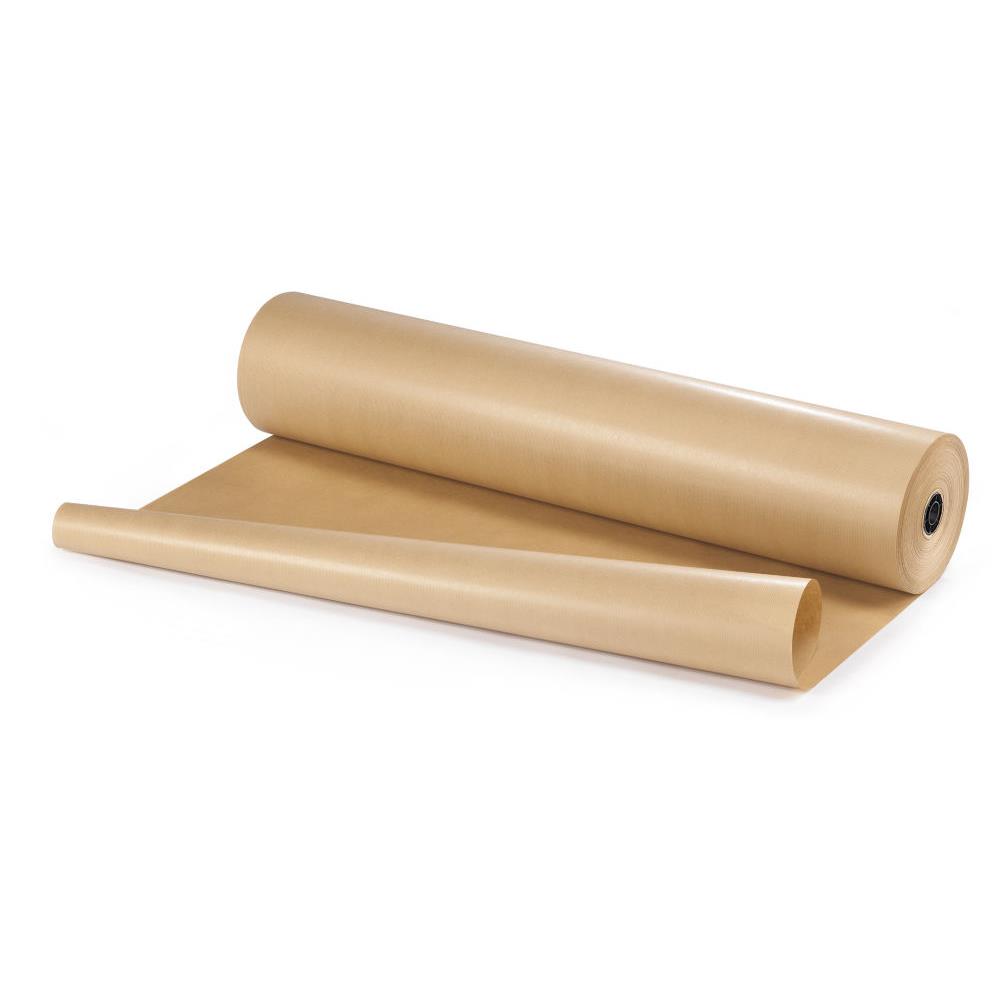 Papier kraft naturel 70g en rouleau 1 m x 300 m - Marron