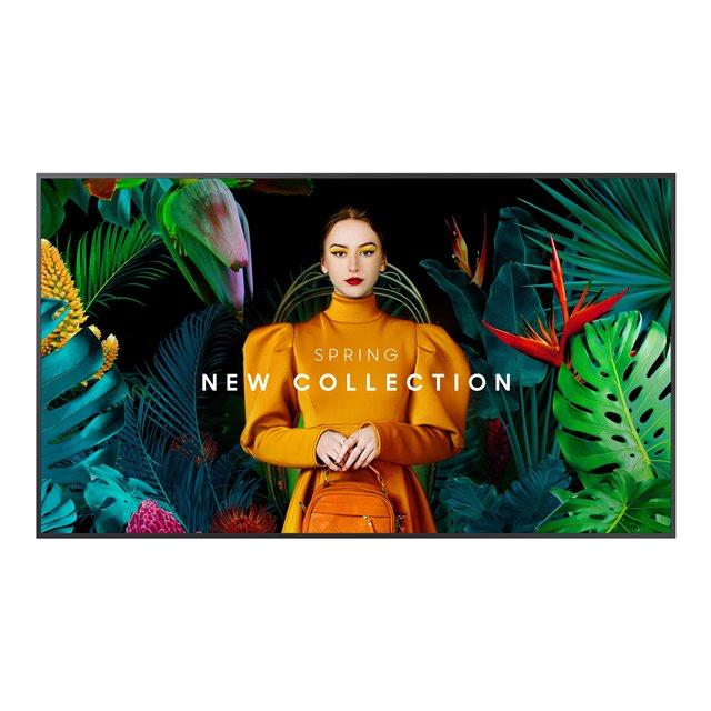 Samsung qm75c cran plat de signalisation numrique 190,5 cm (75") lcd wifi 500 cd/m 4k ultra hd noir tizen 24/7