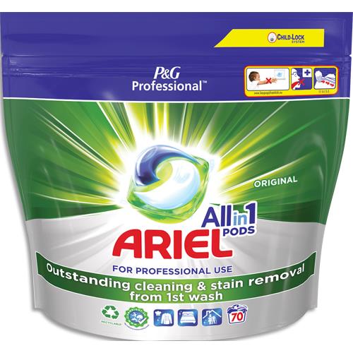 Sachet de 70 doses de Lessive liquide Ariel concentre Ariel Original