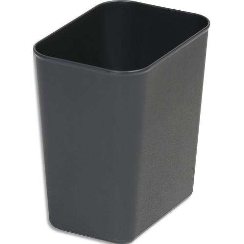 Corbeille rsistante au feu 14L Probbax - V2 gris fonc