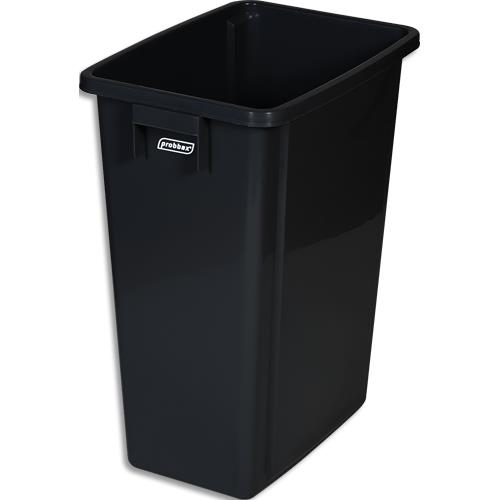 Collecteur  dchets noir Probbax, capacit de 60L.