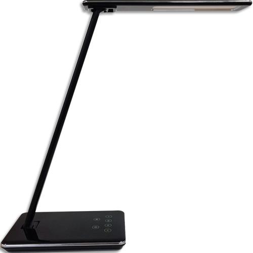 Lampe Unilux Linka Qi. Variation lumineuse et temprature. 5W, 50 000h, 515 lumens, 3000-6900K. Noire