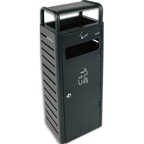 Cendrier 3L Probbax Avec Corbeille 24L gris fonc