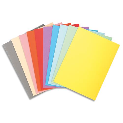 Paquet de 100 chemises Exacompta Forever en carte 170g. Coloris assortis