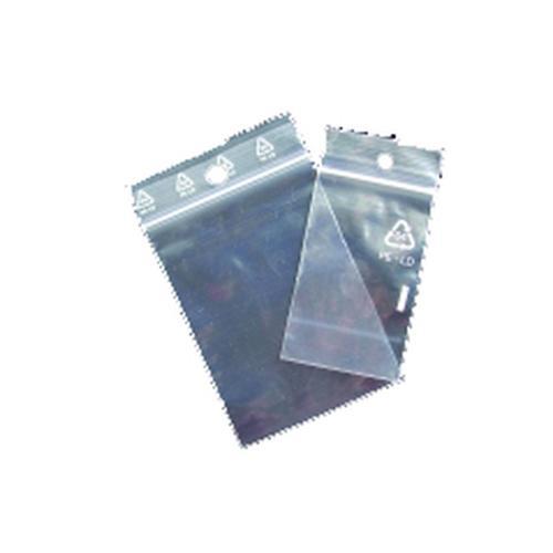 Sachet plastique  fermeture zip Transparent 50m 100 mm x 150 mm