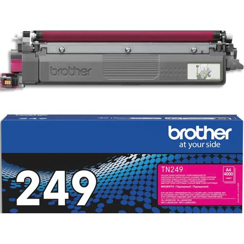 Cartouches de toner - Brother tn-249m - cartouche de toner trs haute capacit originale - magenta