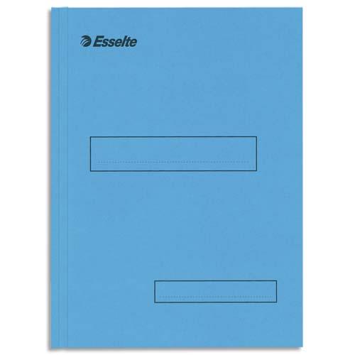 Chemise Scor "72100" - 160 g -  2 rabats - 24 x 32 cm - bleu - bote de 100