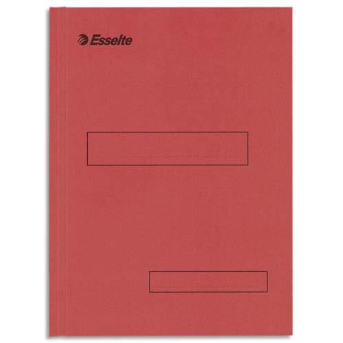 Chemise Scor "72100" - 160 g -  2 rabats - 24 x 32 cm - rouge - bote de 100