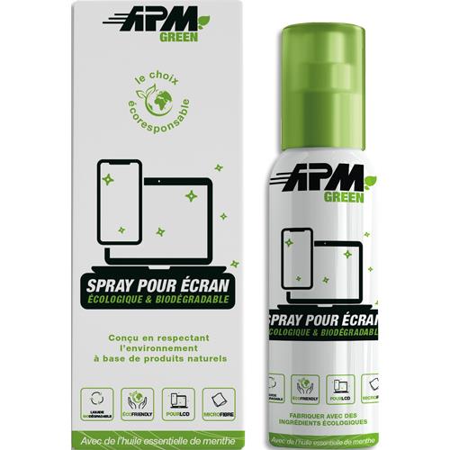 Set APM spray cran, cologique/green, 65ml+microfibre