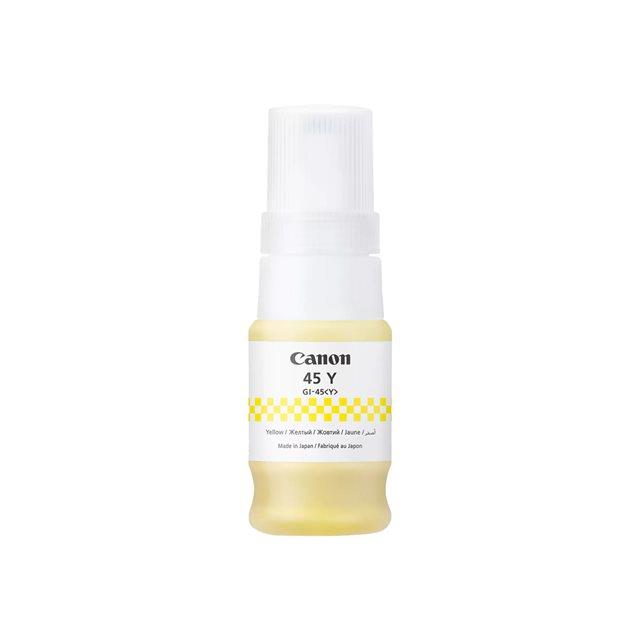 Cartouches pour imprimantes - Canon gi-45y cartouche d'encre 1 pice(s) original jaune