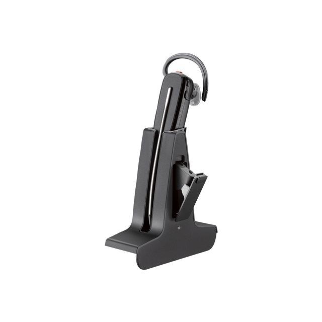 Poly Savi 8245 - Savi 8200 series - micro-casque - intra-auriculaire - convertible - DECT / Bluetooth - sans fil - USB-A via adaptateur DECT - noir - certifi Zoom