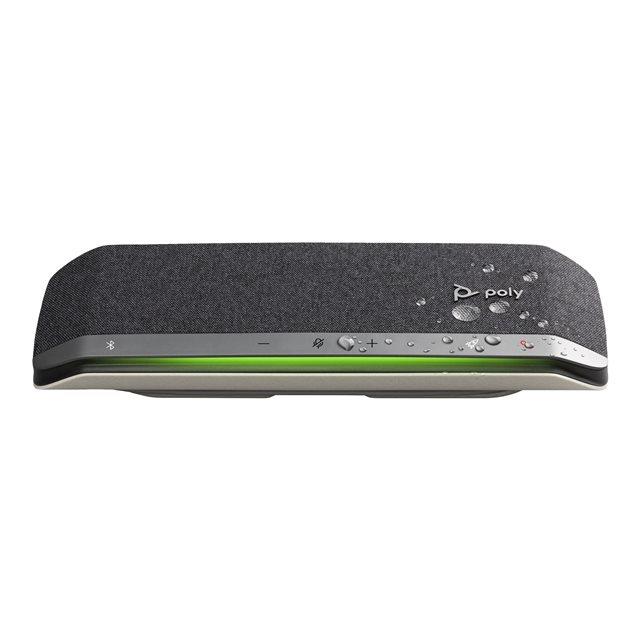 Poly Sync 40+ - Haut-parleur intelligent - Bluetooth - sans fil, filaire - USB-C, USB-A - noir, argent - certifi Zoom