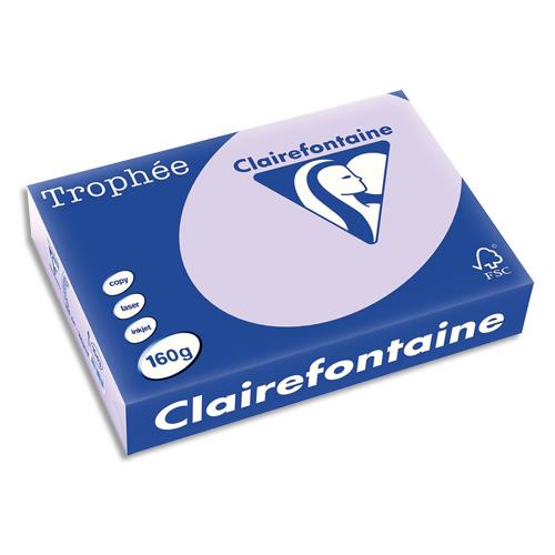 Papier couleur Trophe - lilas - 160 g - A4 - ramette de 250 feuilles