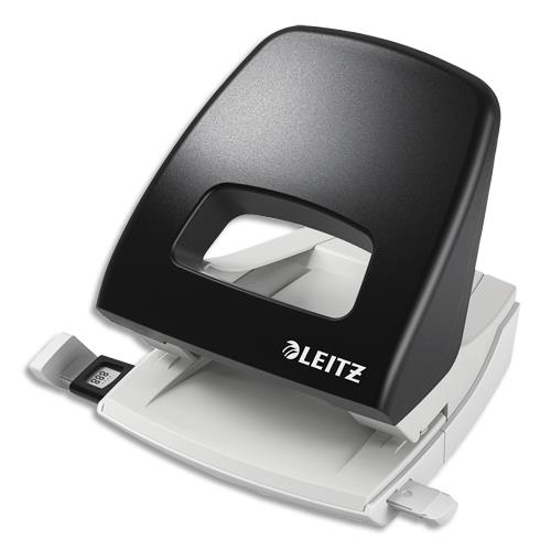 Perforateur 2 trous Leitz Nexxt - effort r�duit de 60% - noir - 25 feuilles