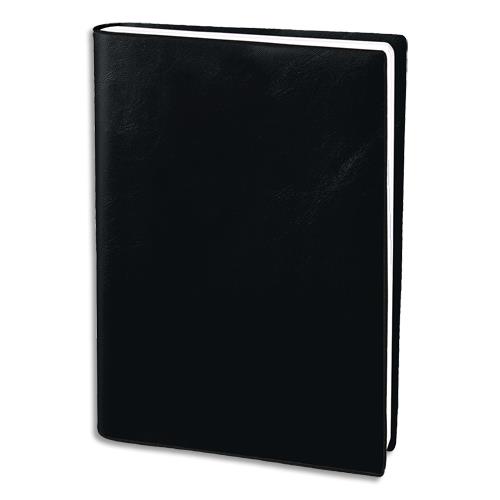 Agenda  semainier ao�t � juillet - format 16x24cm - 1 semaine sur 2 pages - couverture PVC noir
